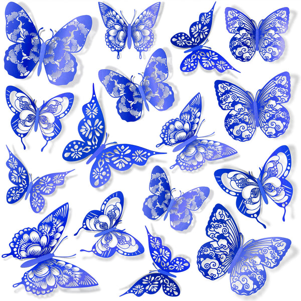 AM AMAONM 3D butterfly wall decor style 1 adds depth to kids’ room