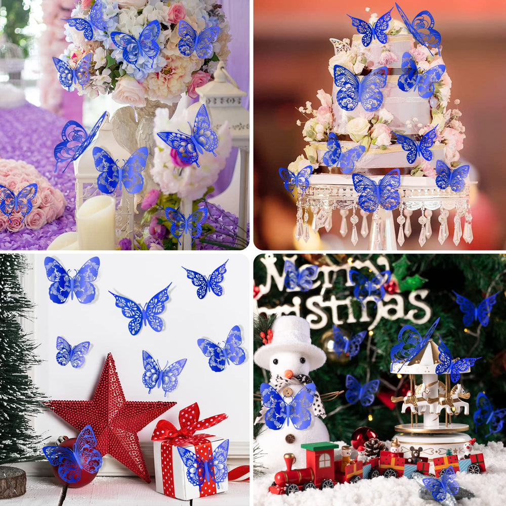 AM AMAONM 3D butterfly wall decor style 4 dynamic foldable shapes