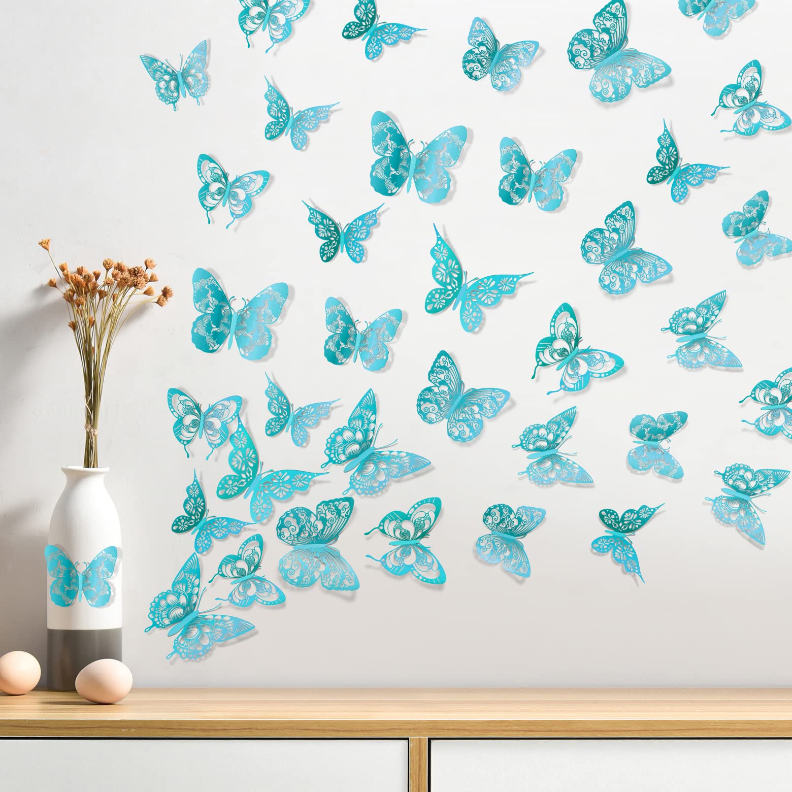 AM AMAONM style5 butterfly decals close-up suitable for party decor