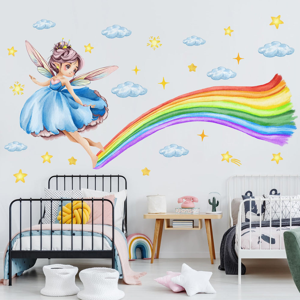 AM AMAONM butterfly fairies dancing adds magic to nurseries and playrooms.