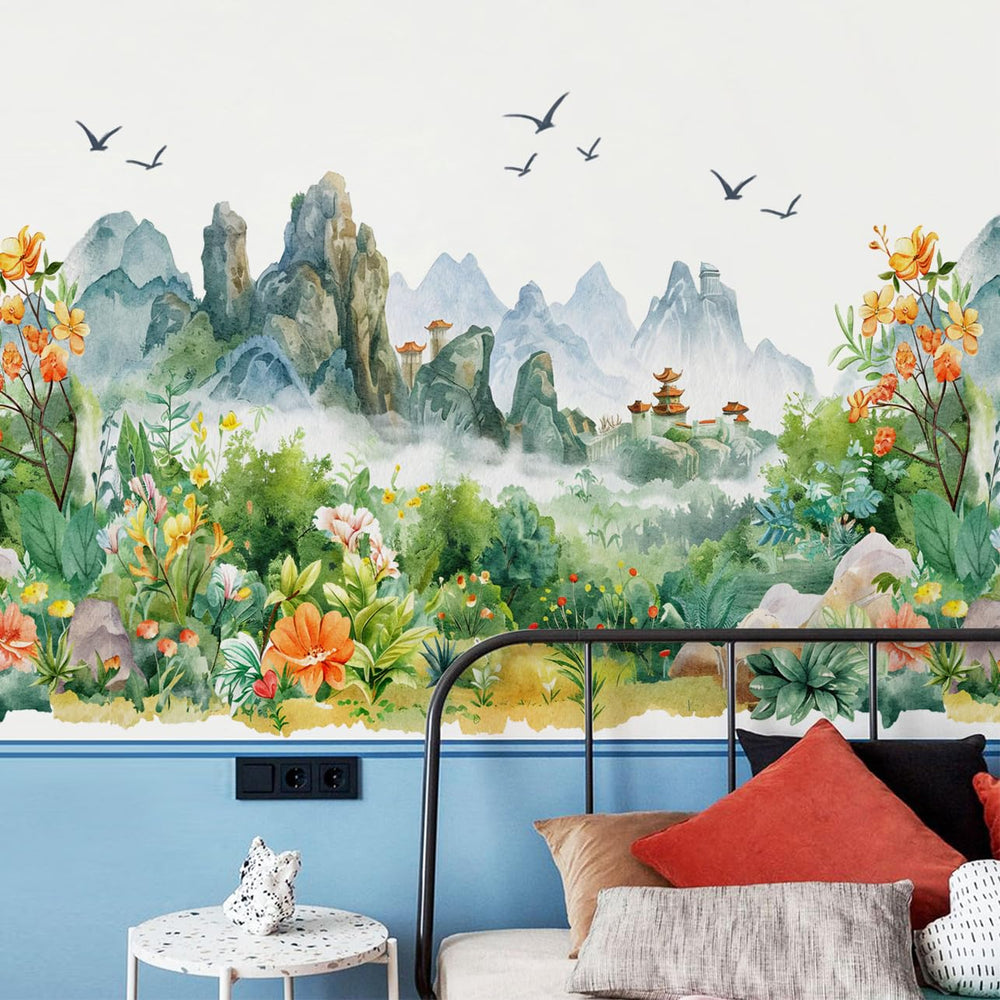 AM AMAONM watercolor nature wall art bringssoft, artistic vibes to home walls.