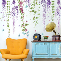 Amaonm floral vines wall mural DIY peel and stick for quick updates