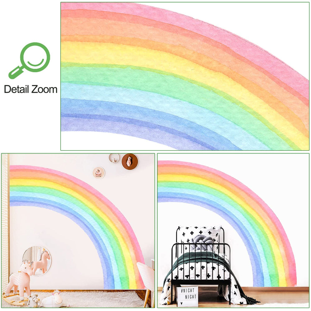AM AMAONM peel-and-stick wall sticker is simple to apply on smooth, clean surfaces