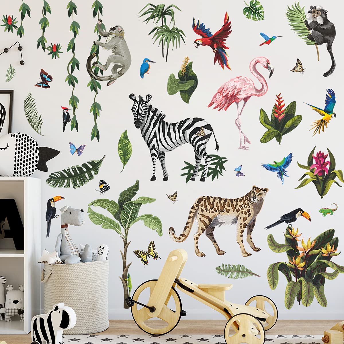 Amaonm tree and vines wall sticker brings nature vibe and smooth application.