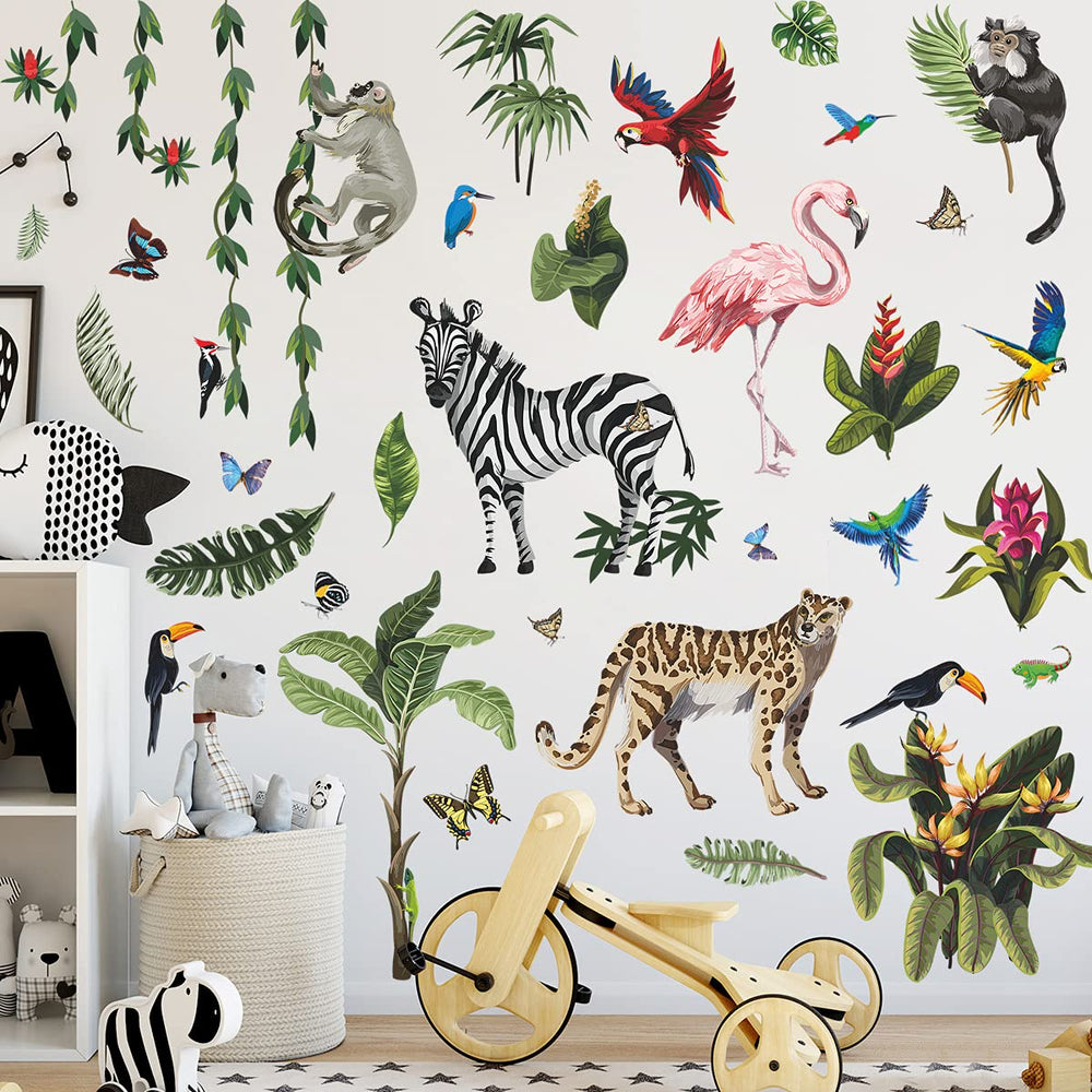 Amaonm tree and vines wall sticker brings nature vibe and smooth application.