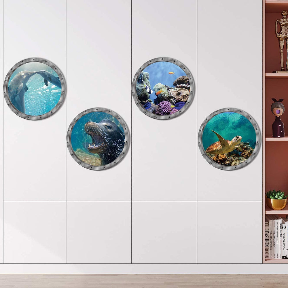 AM AMAONM waterproof wall sticker for bathrooms and nurseries.