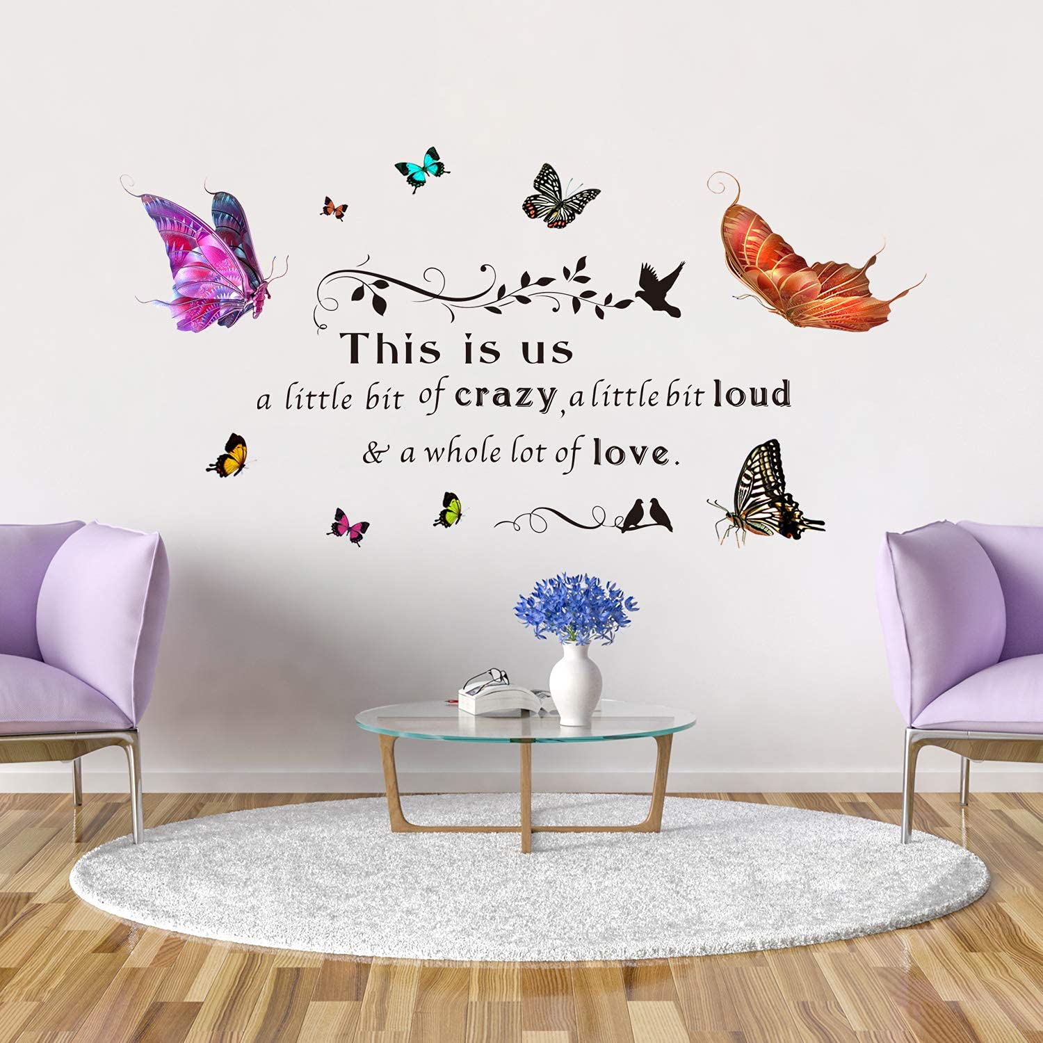 AM AMAONM waterproof durable wall art suitable for any smooth surface.