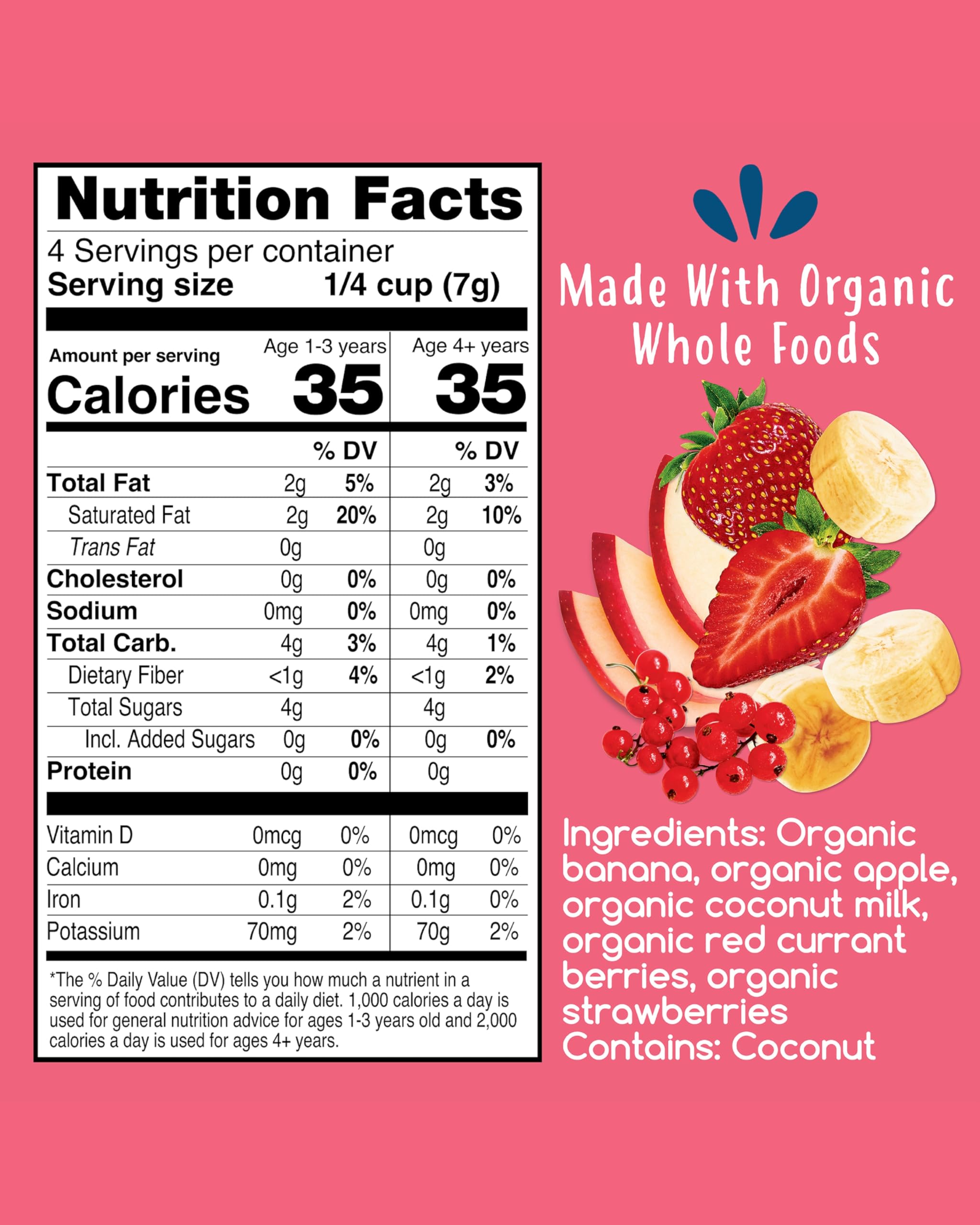 Amara Smoothie Melts close-up texture highlights natural ingredients for healthy snacking.