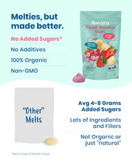Amara Smoothie Melts kid hands holding a snack to practice pincer grip.