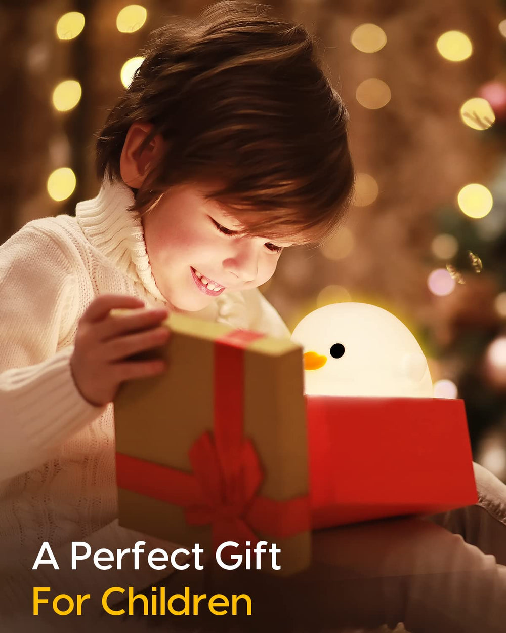 Amaredom DoDo Duck Night Light is a baby-friendly bedside companion.