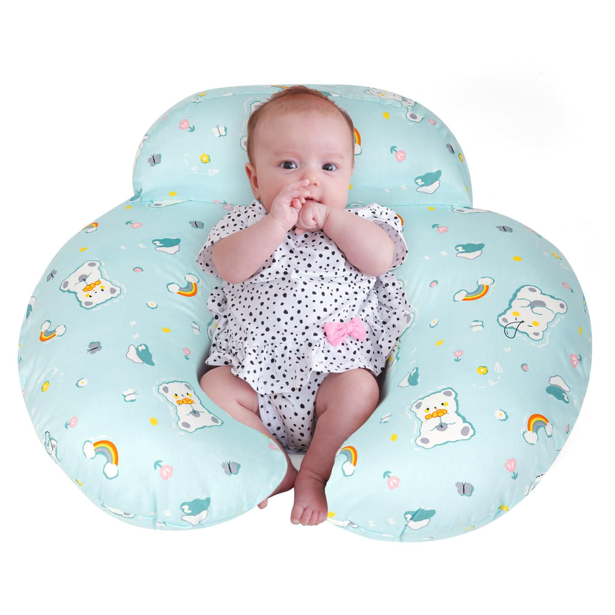 AMASKY Nursing Pillow with ergonomic design supports comfortable feeding sessions.