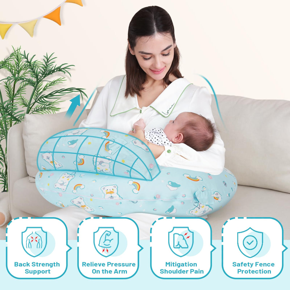 AMASKY Pillow machine-washable cover simplifies after-meal cleanup.