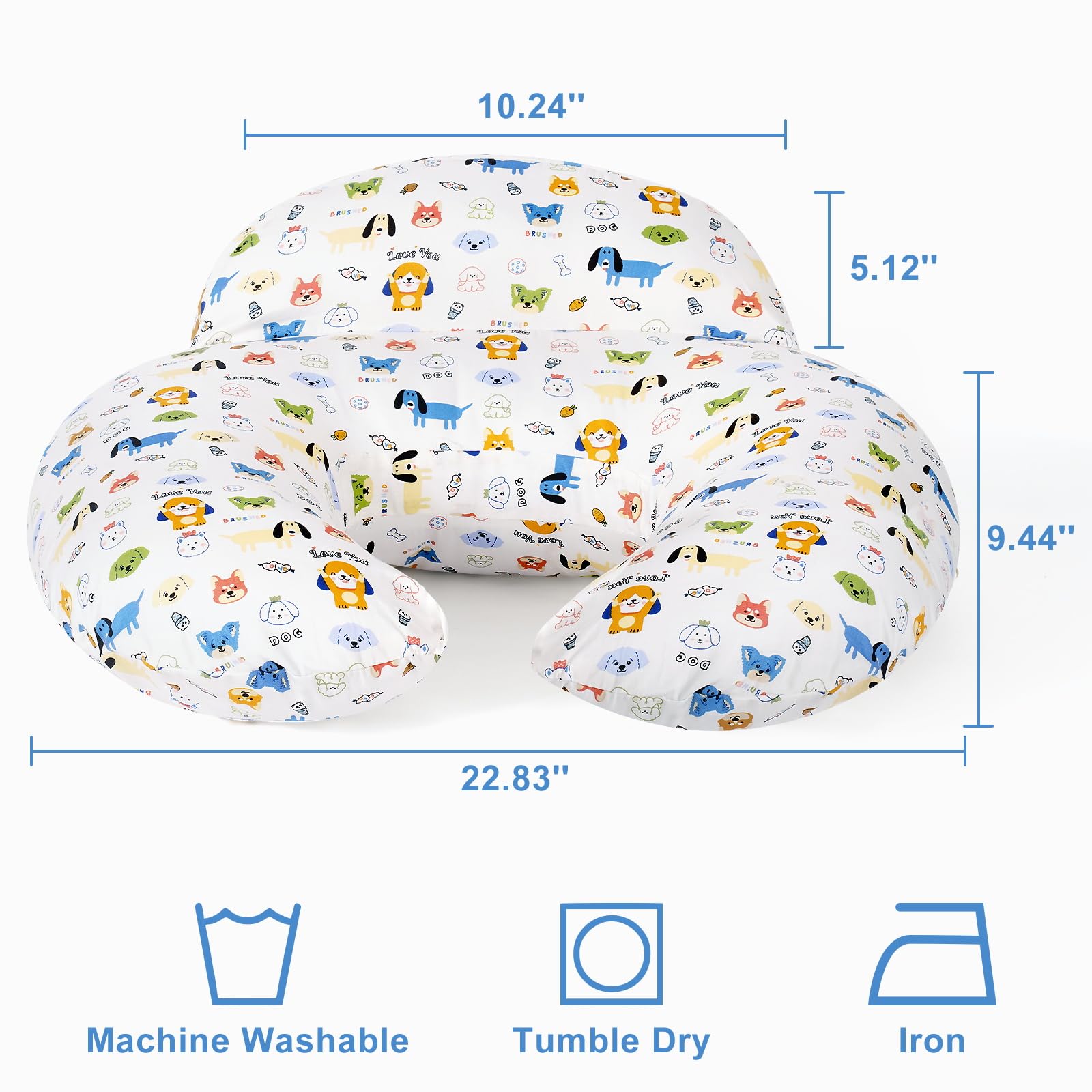 AMASKY nursing pillow creates cozy mom-baby contact during feeds