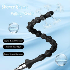 AMAZBEE silicone enema attachment close-up with smooth surface