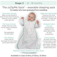 Amazing Baby small elephants print sleep sack cozy cotton and warmth