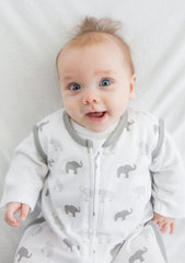 Amazing Baby wearable blanket with 2-way zipper for easy top and bottom diaper changes