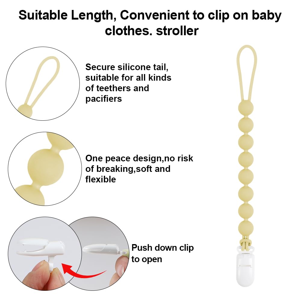 AmazingM teether yellow llama design with easy-grip for little hands