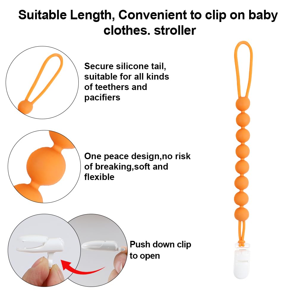 AmazingM teether closeup shows soft, chew-friendly silicone texture.