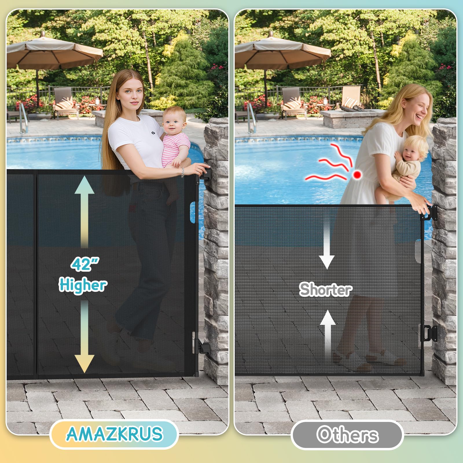AMAZKRUS complete installation kit included for hassle free setup.