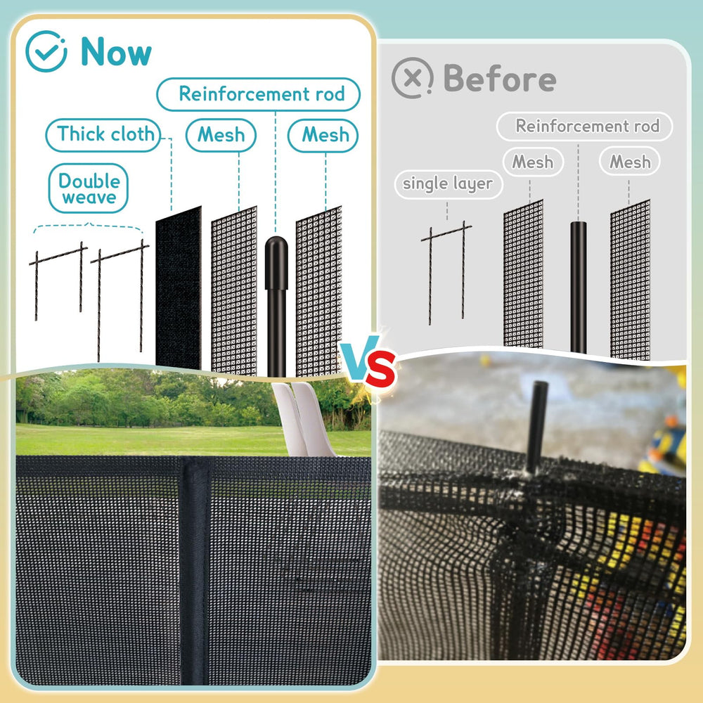 AMAZKRUS gate with fiberglass reinforcement for sturdy use.
