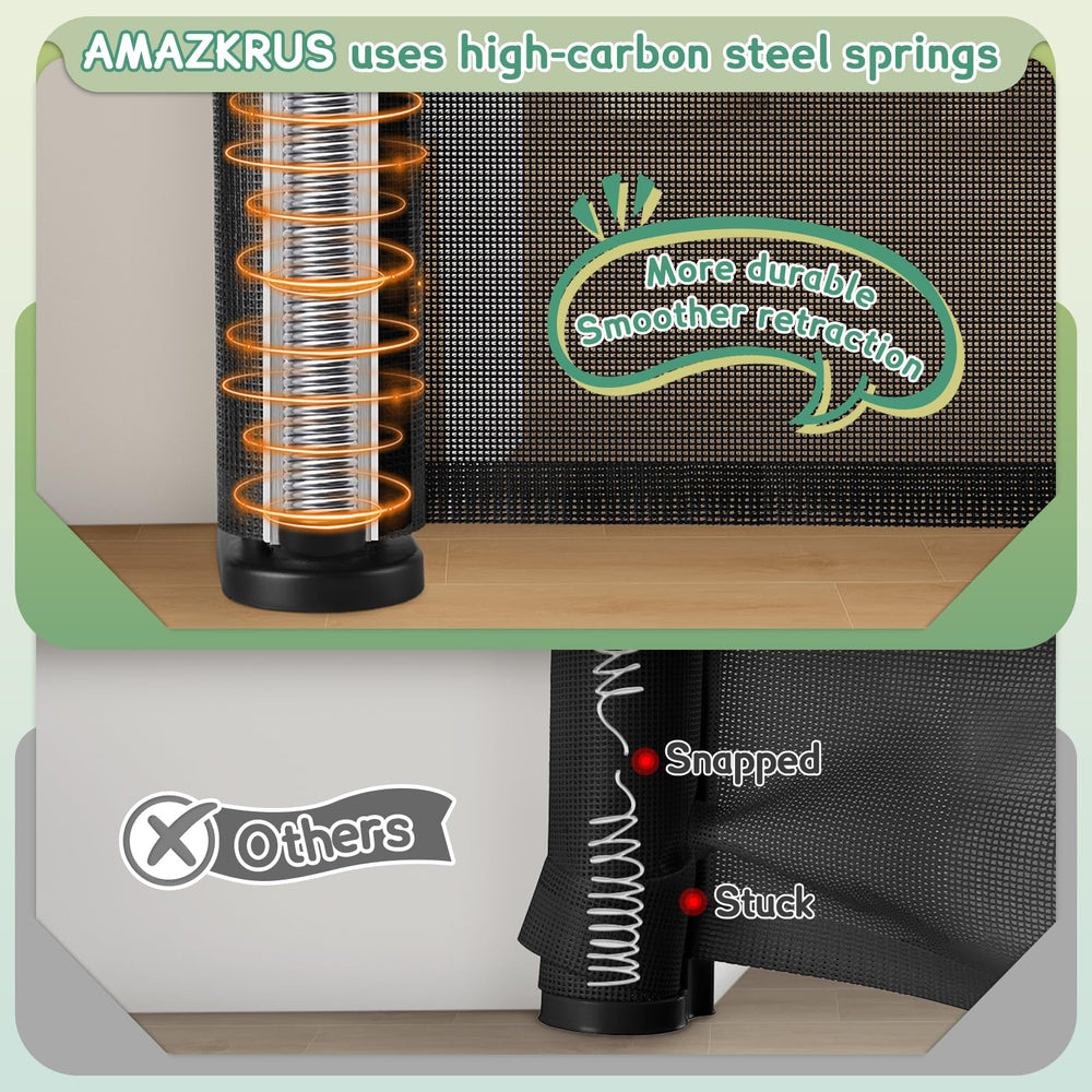 AMAZKRUS quick-tighten lock system keeps gate secure
