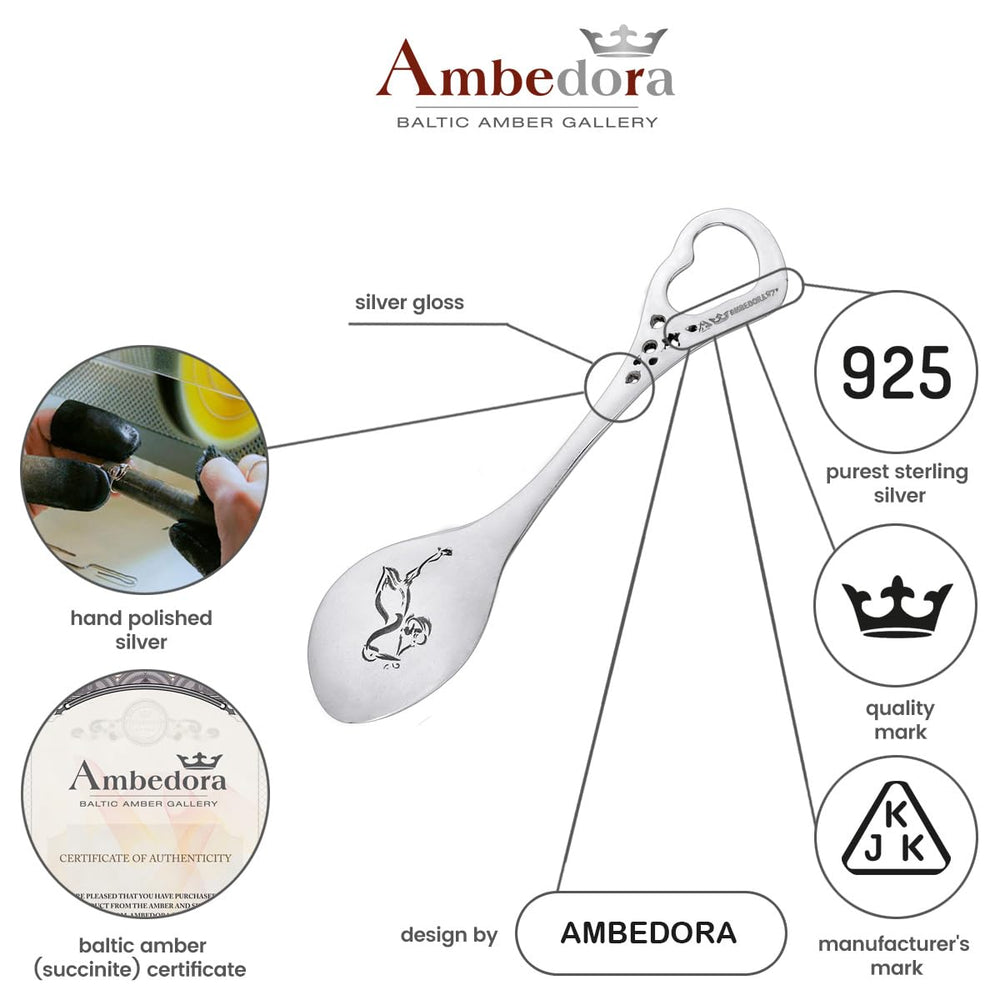 Ambedora satin pouch and sapphire box for elegant gift presentation