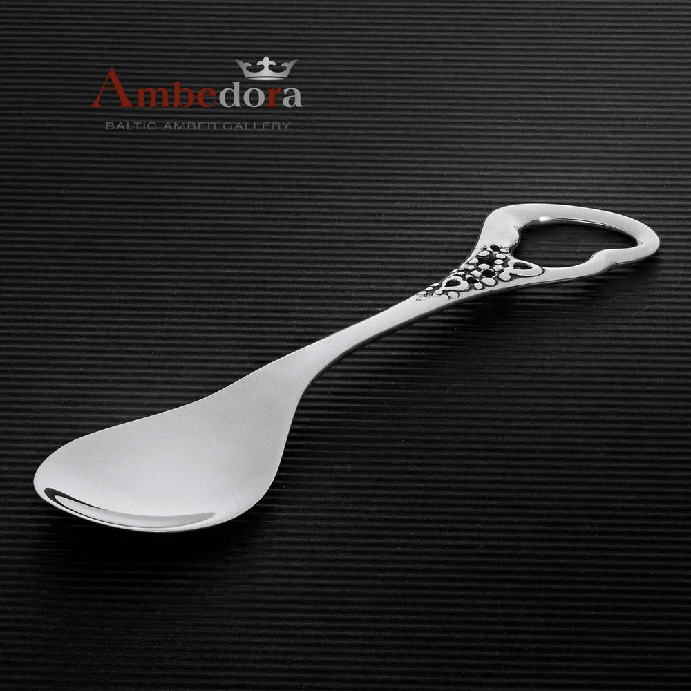 Ambedora spoon heart-ended handle, elegant gift idea for keepsakes