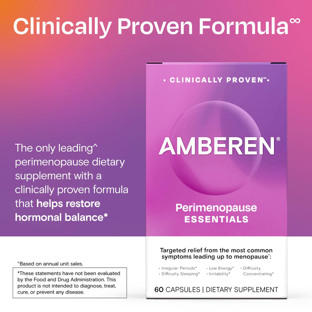 Amberen perimenopause label hints at clinical trial-backed insights for users
