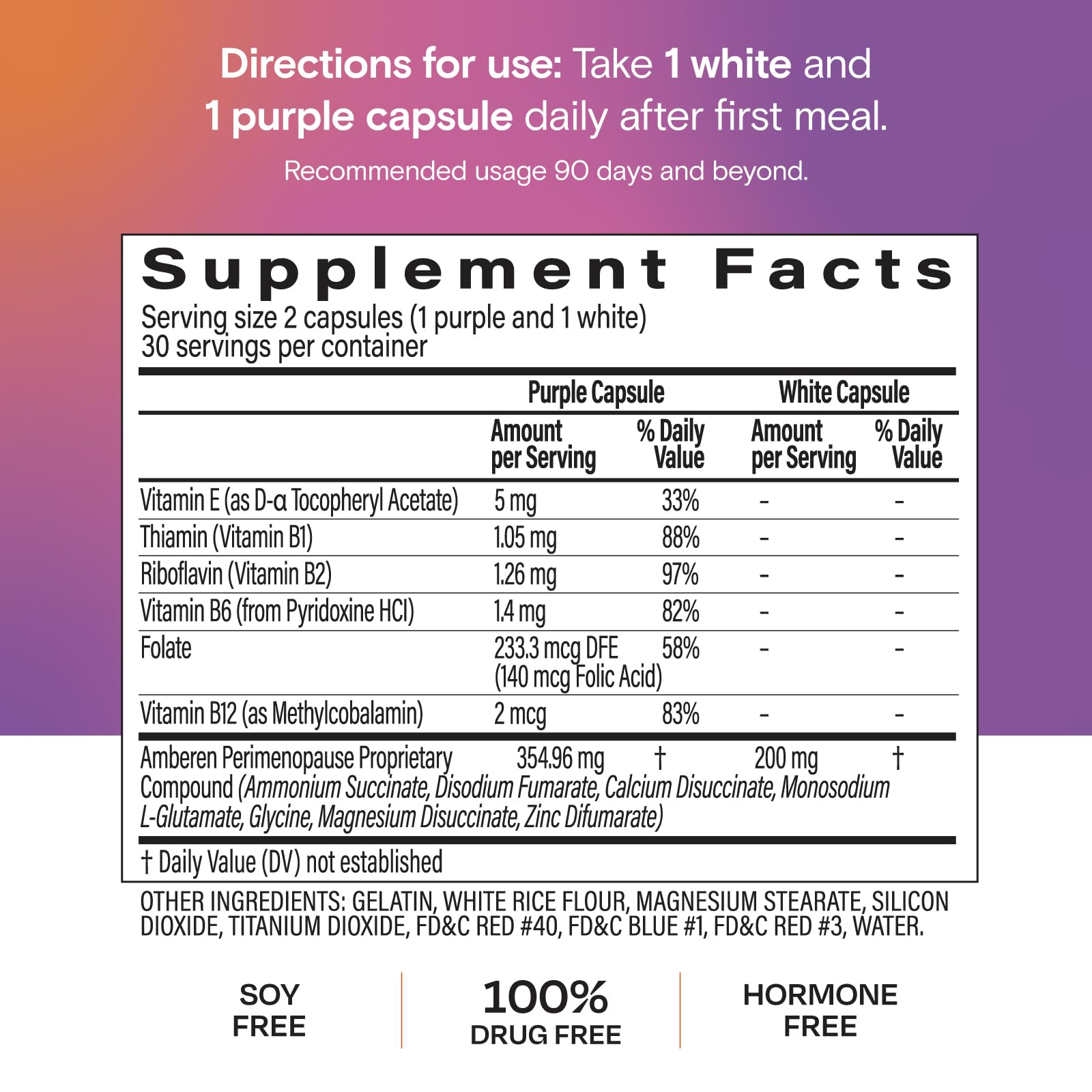 Amberen perimenopause store shelf display signaling a trusted over-the-counter option