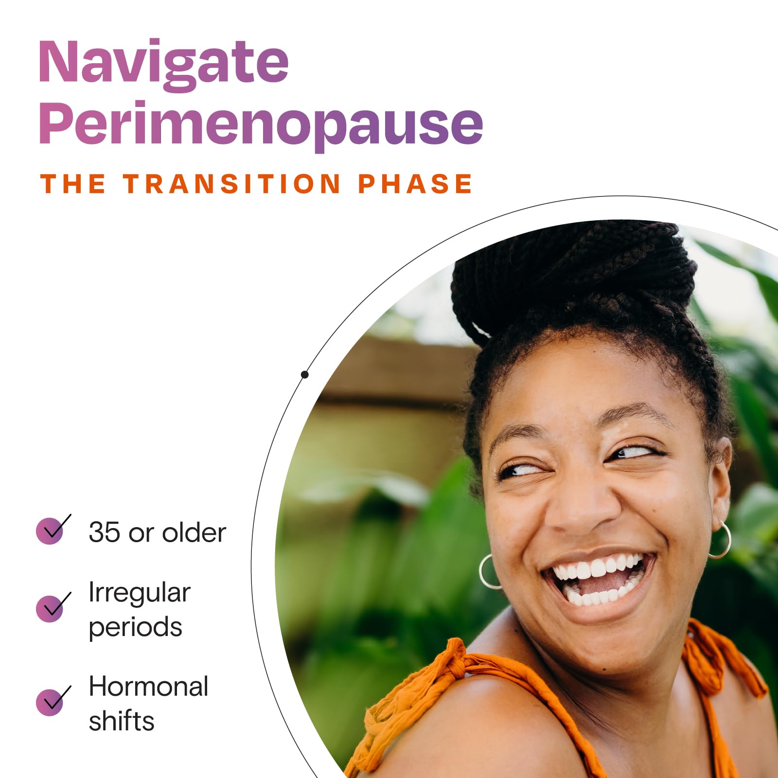 Amberen Perimenopause supplements on a kitchen counter for daily routine.