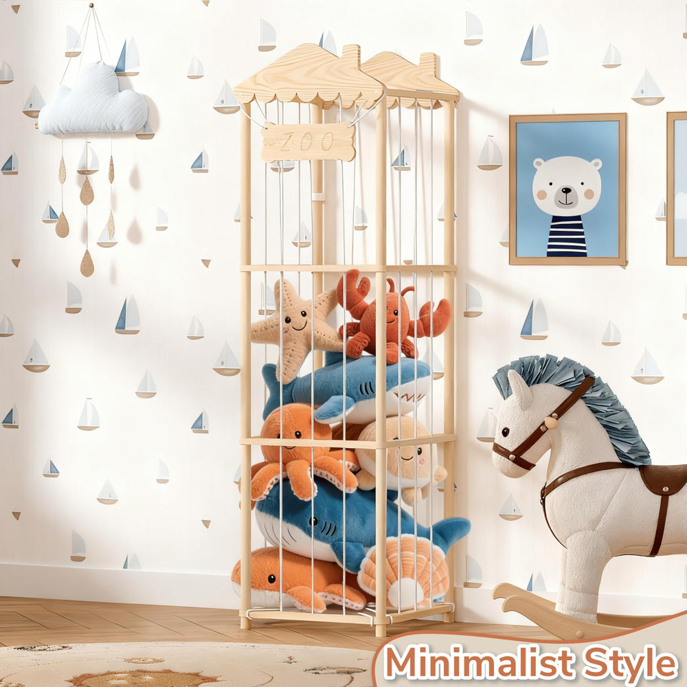 AMBIRD room-friendly design adds decorative charm while organizing play areas.