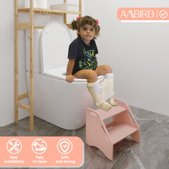 AMBIRD safety non-slip pads demonstrate reliable grip on bathroom or kitchen floors.
