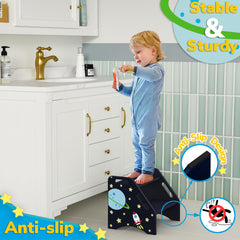 AMBIRD stool with side handles for secure climbs and transfers