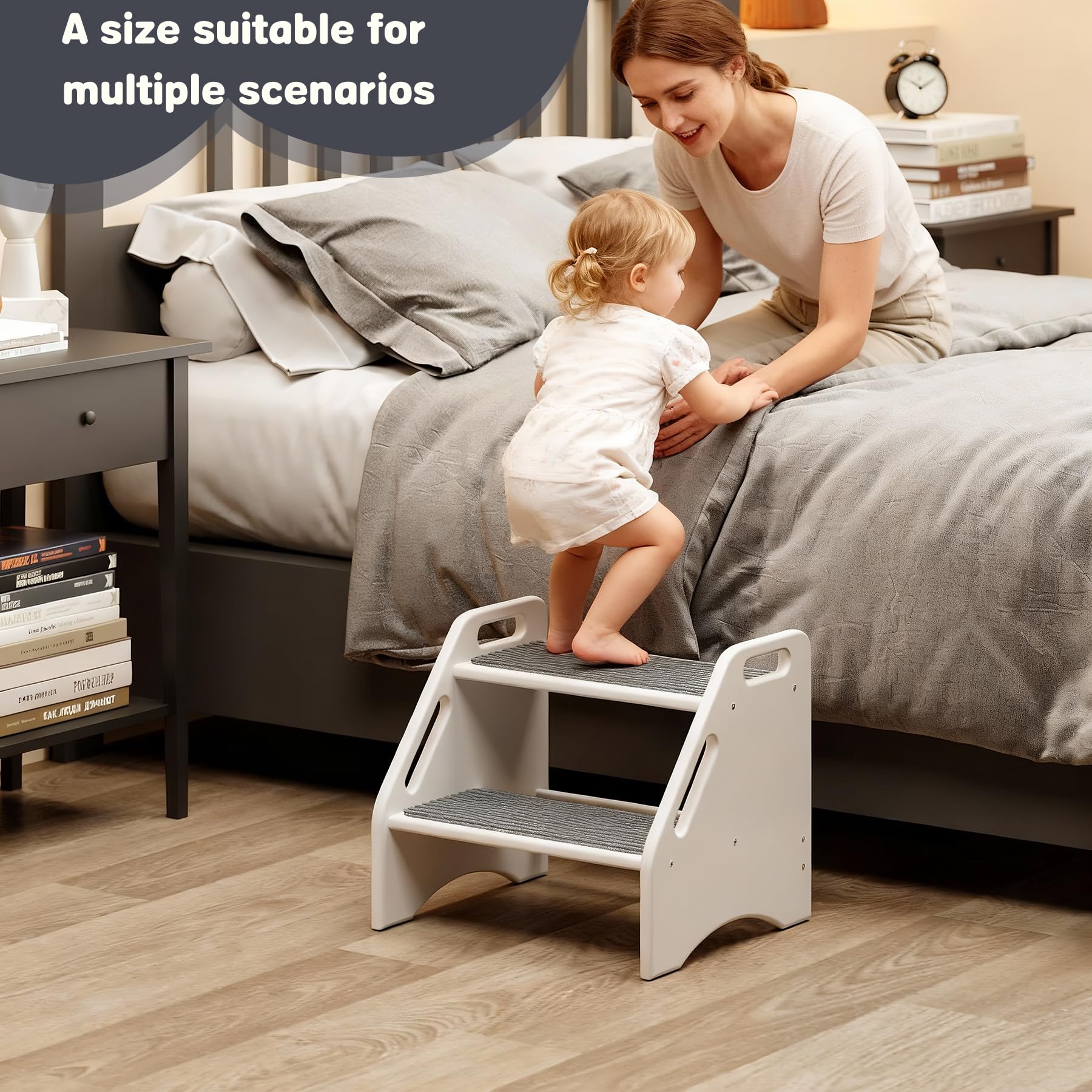 AMBIRD step stool ideal for kitchen, potty training, and hand washing