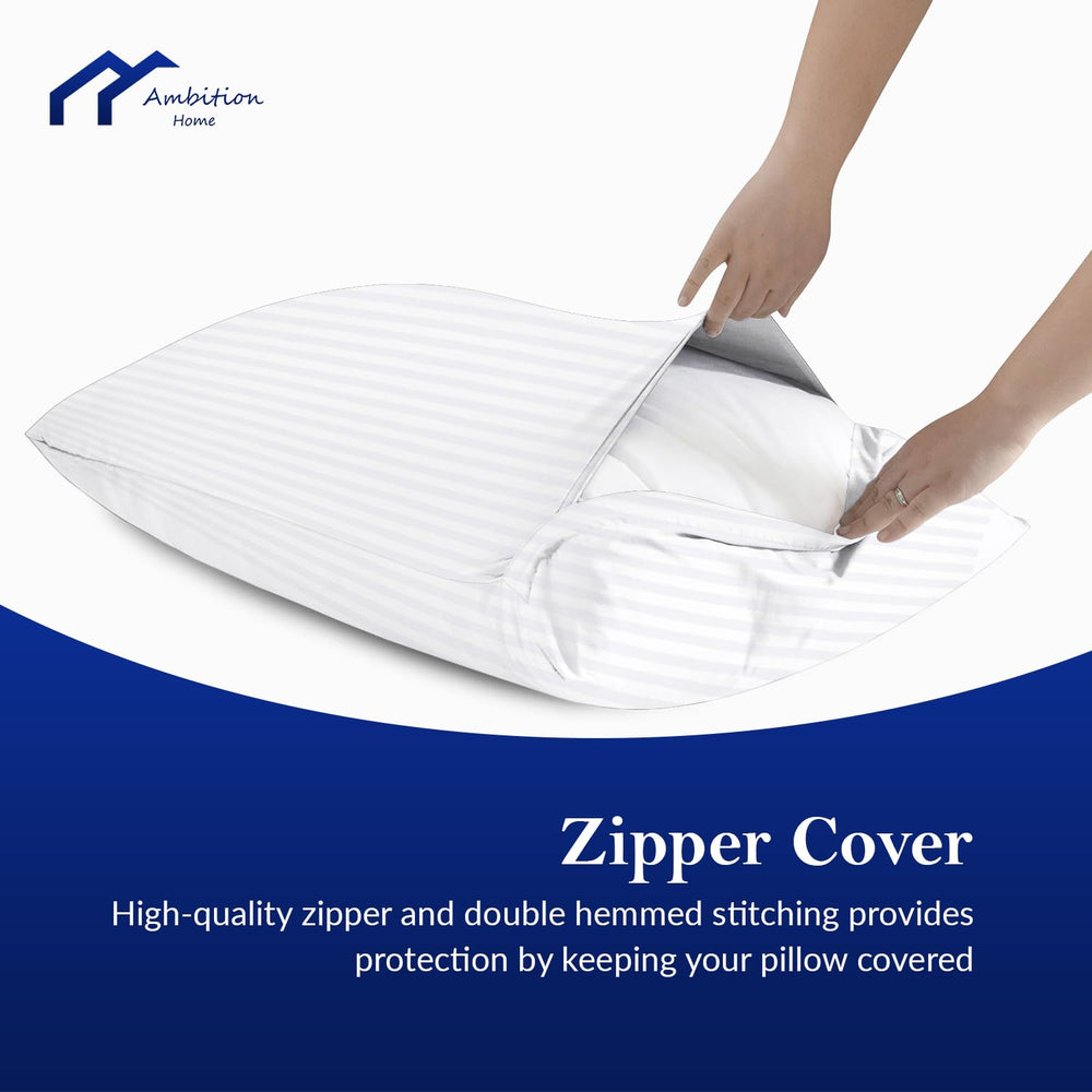 Travel-friendly 16x22 inch case fits standard youth pillows.