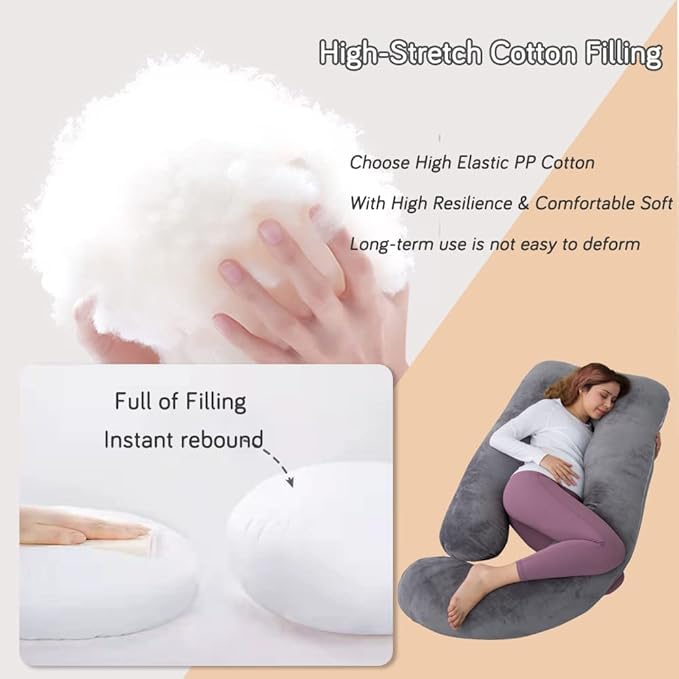 AMCATON multi-use pillow demonstrates nursing support after birth.