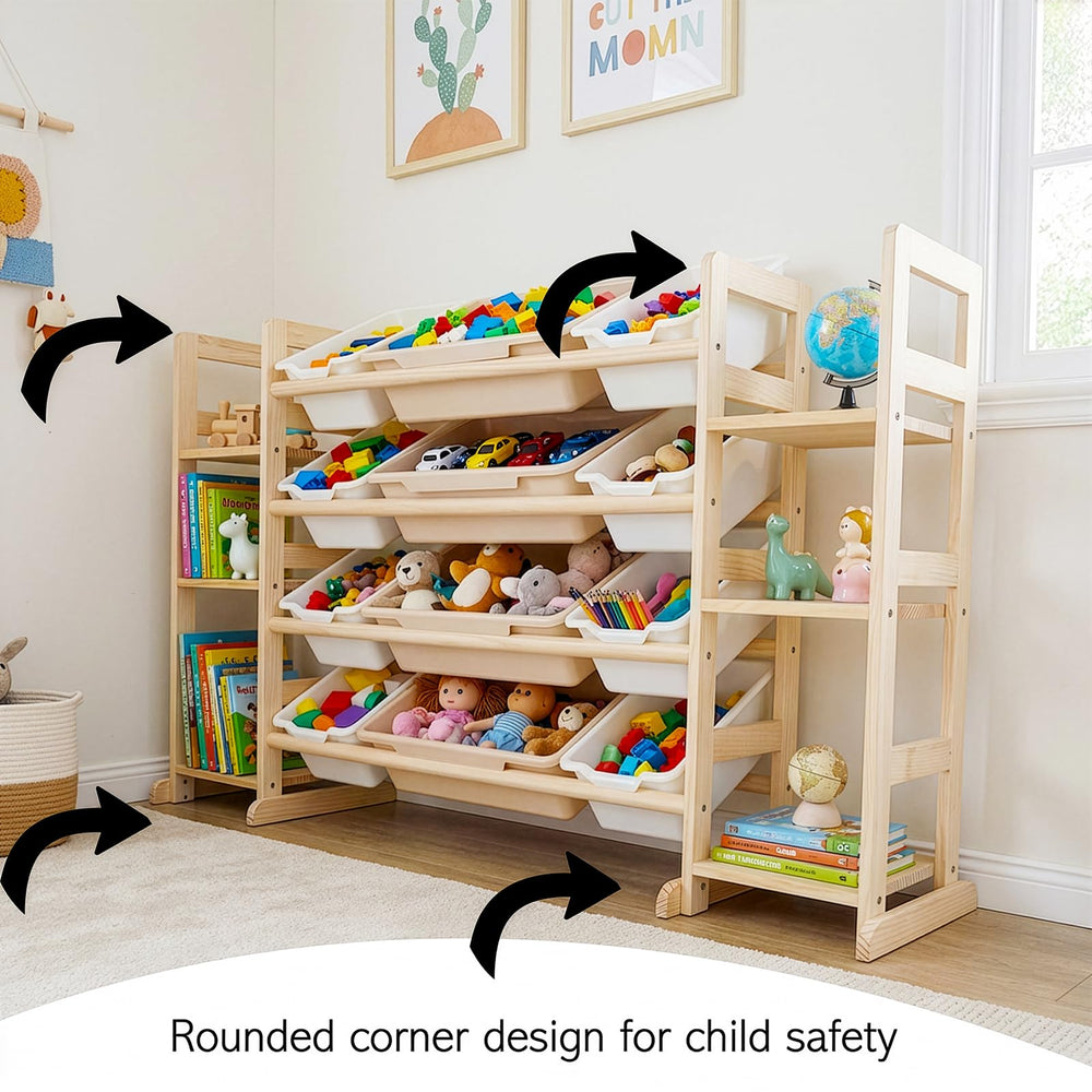 Amdermi rounded edges ensure kid-friendly safety during play