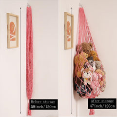 Amdermi Stuffed Animal Net with ceiling hook included for quick installation