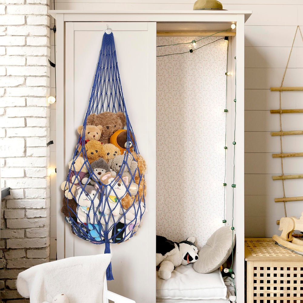 Amdermi blue XL decor-friendly toy storage for playrooms and bedrooms