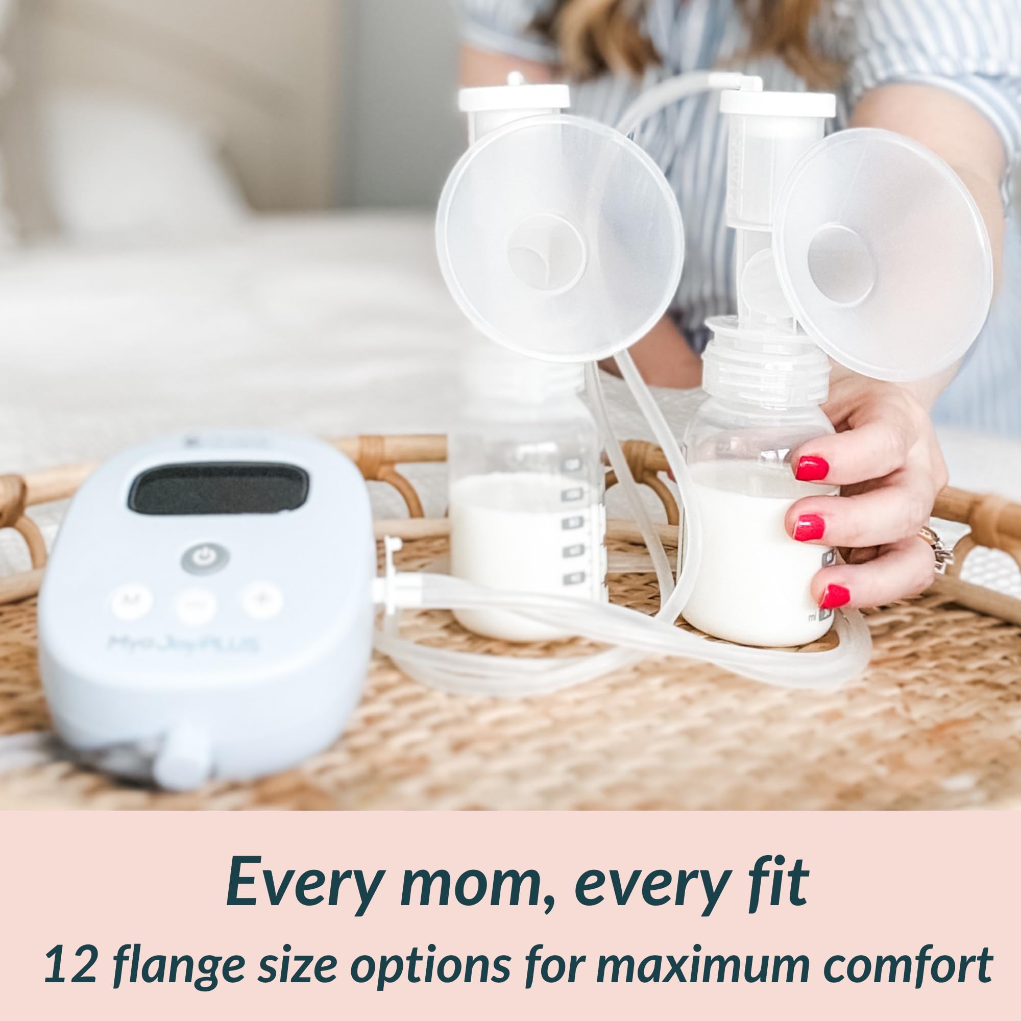 Ameda HygieniKit compatibility image shows a clean, closed system.