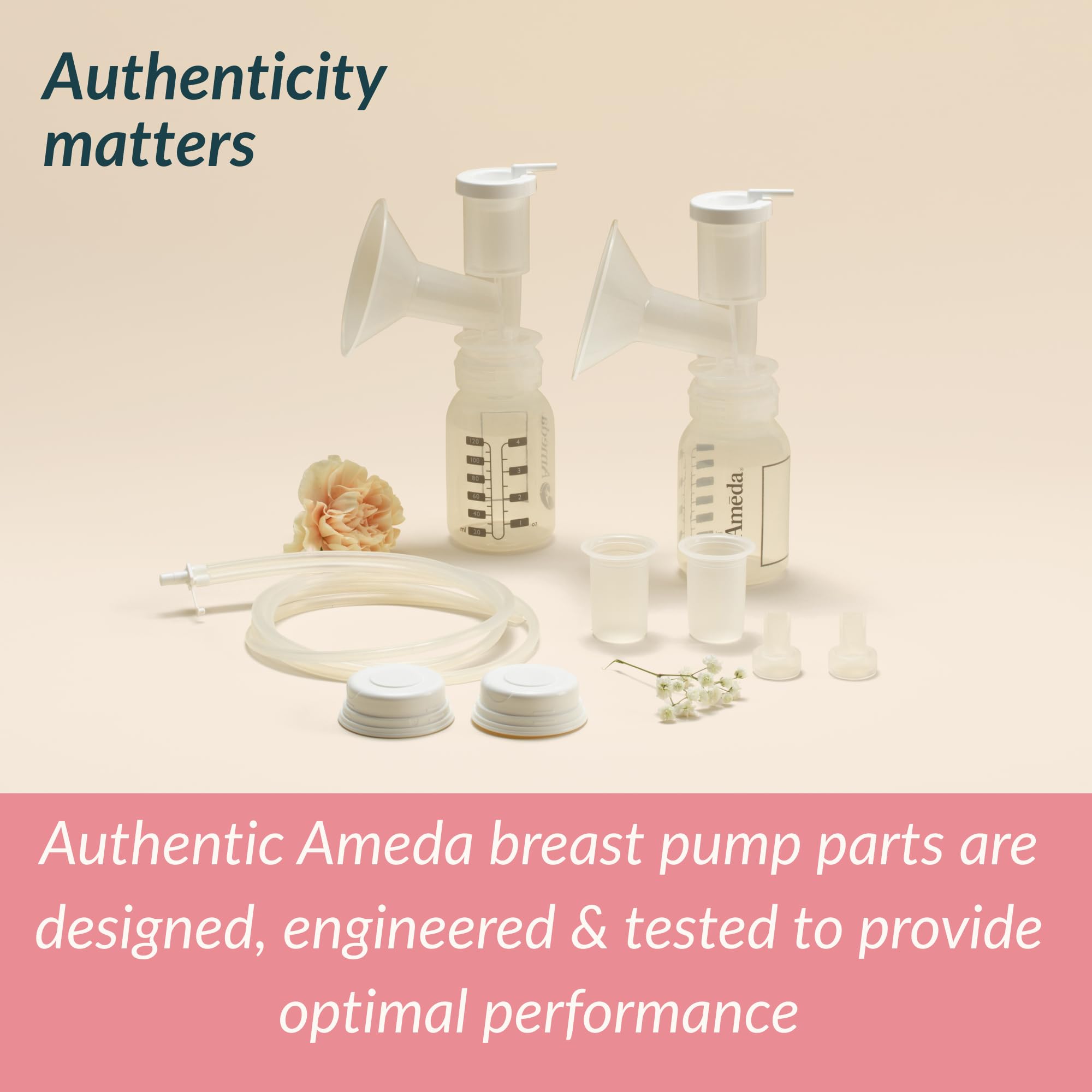 Ameda Pearl-compatible parts help extend pump kit life and sanitation