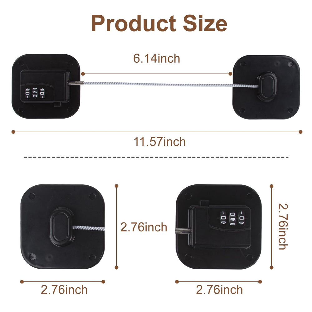 AMEITECH adhesive-mount stickers enable quick, drill-free installation.
