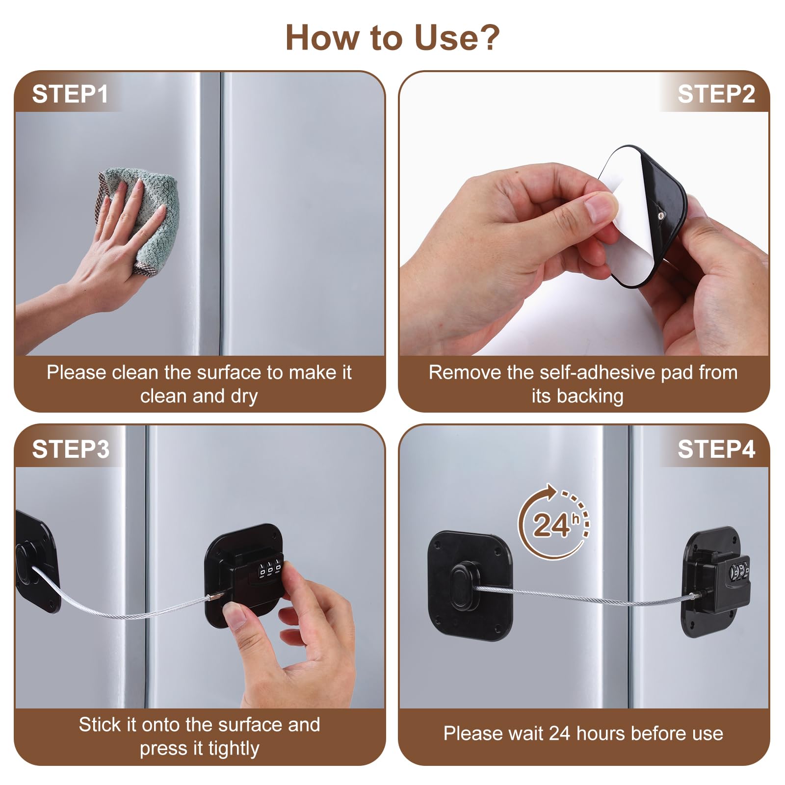 AMEITECH lock suitable for drawers and closets to keep doors closed.