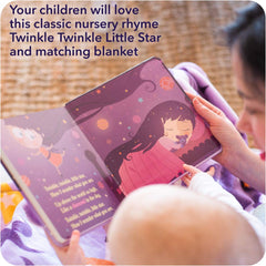 American Blanket Company Binks and Books book cover image showing charming nursery rhyme design.