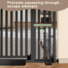 Auto-close feature at 90 degrees on the Amibud gate