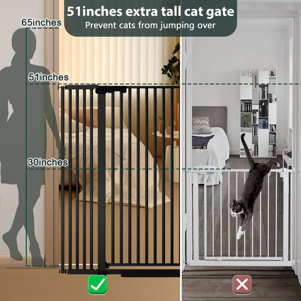 Amibud auto-close design helps keep curious cats safely contained.