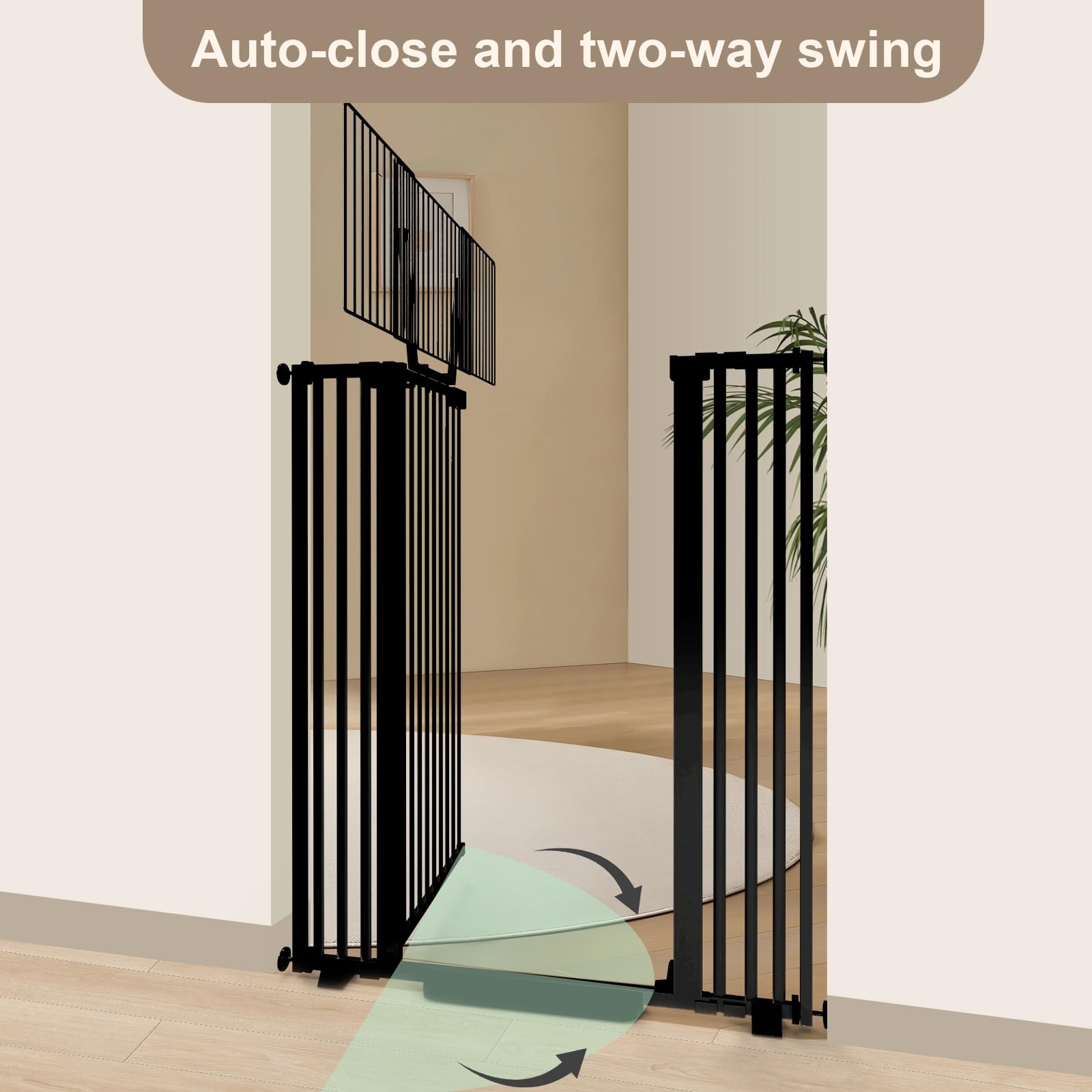 Slim 2-17 inch slat spacing prevents small pets from slipping through