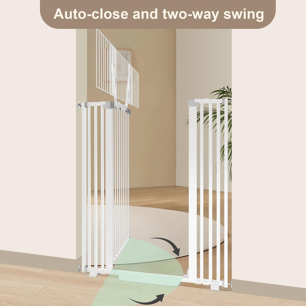 Amibud narrow 2.17-inch spacing prevents small pets from sneaking through.