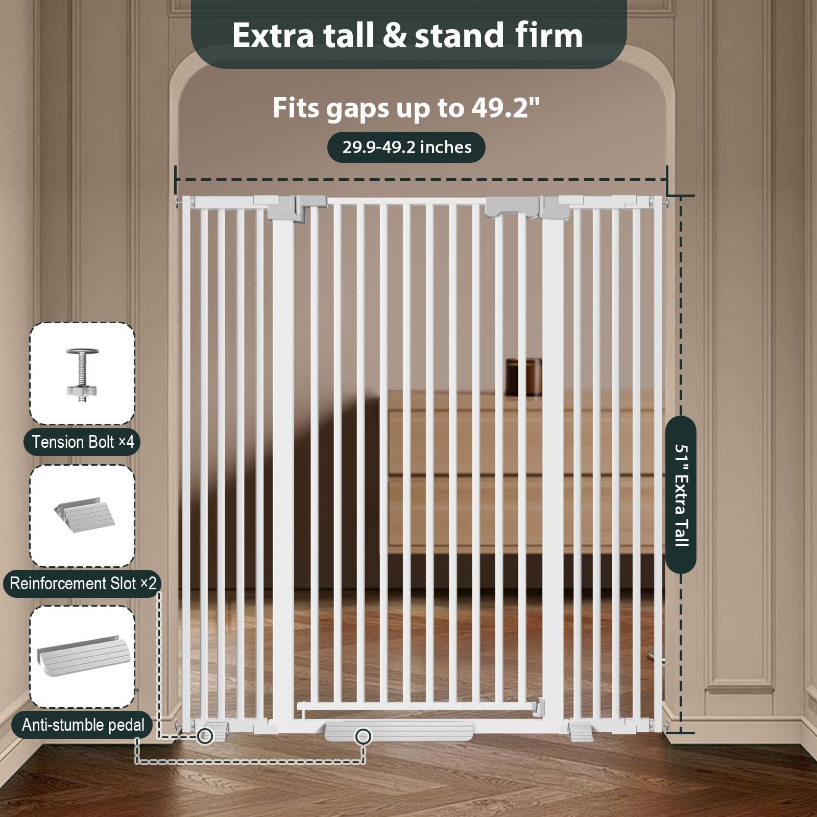 Amibud secure locking mechanism offers easy access for adults.