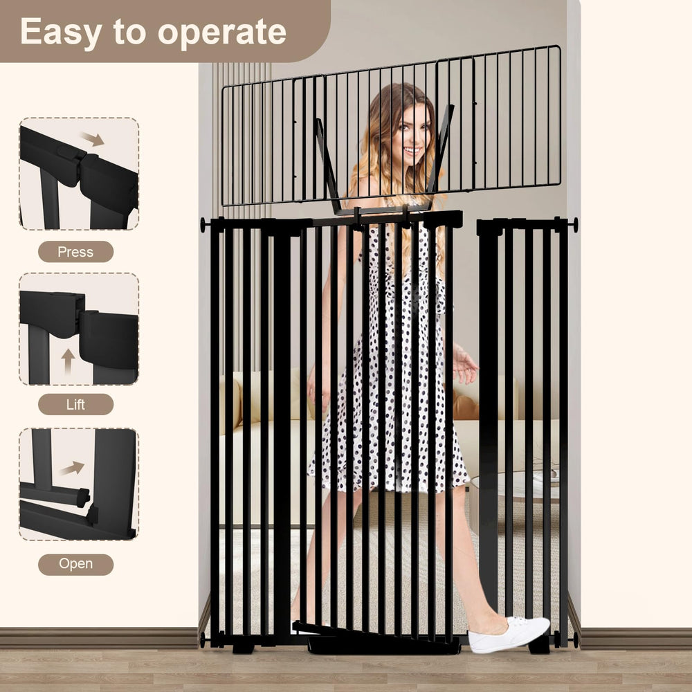 Thickened stainless steel Amibud gate for durability and style
